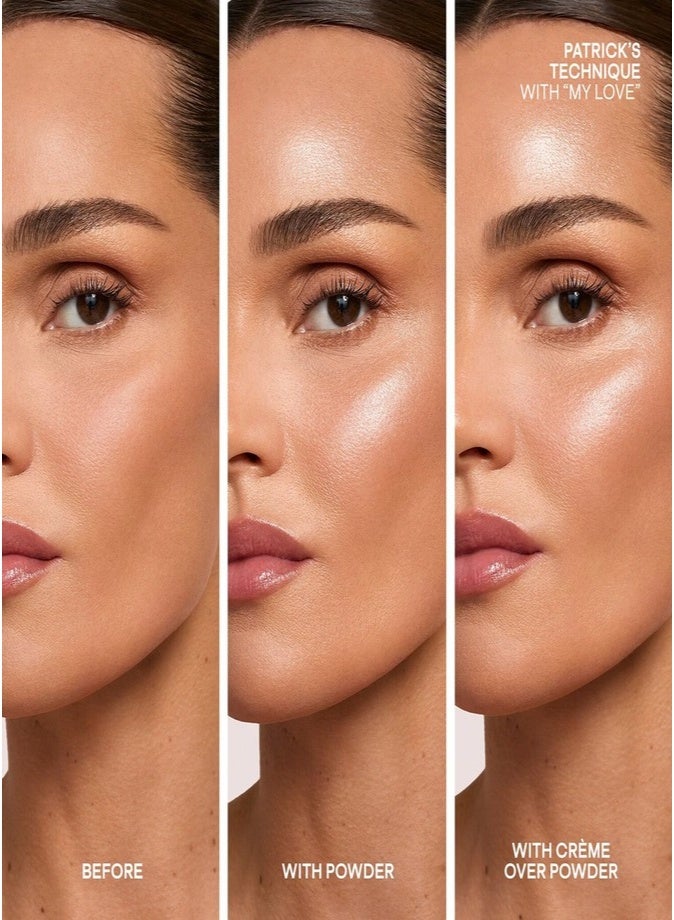 باتريك تا ثنائي إضاءة كريمي وبودرة من باتريك تا، 10 مل - توهج عاكس للضوء، حبي - Image 3